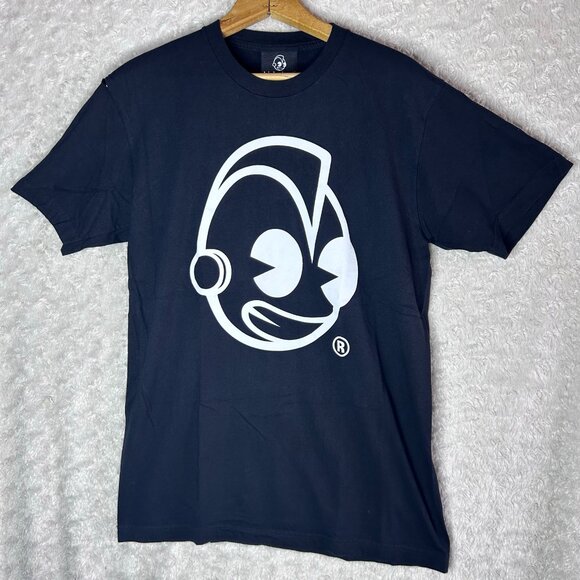 KidRobot Big Head Logo Black Made in USA Tee Shirt‎ Size Medium - Picture 1 of 7